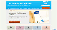 Desktop Screenshot of mountviewpractice.nhs.uk